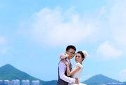 爆料最新三亚婚纱照,最新婚纱照惊艳亮相